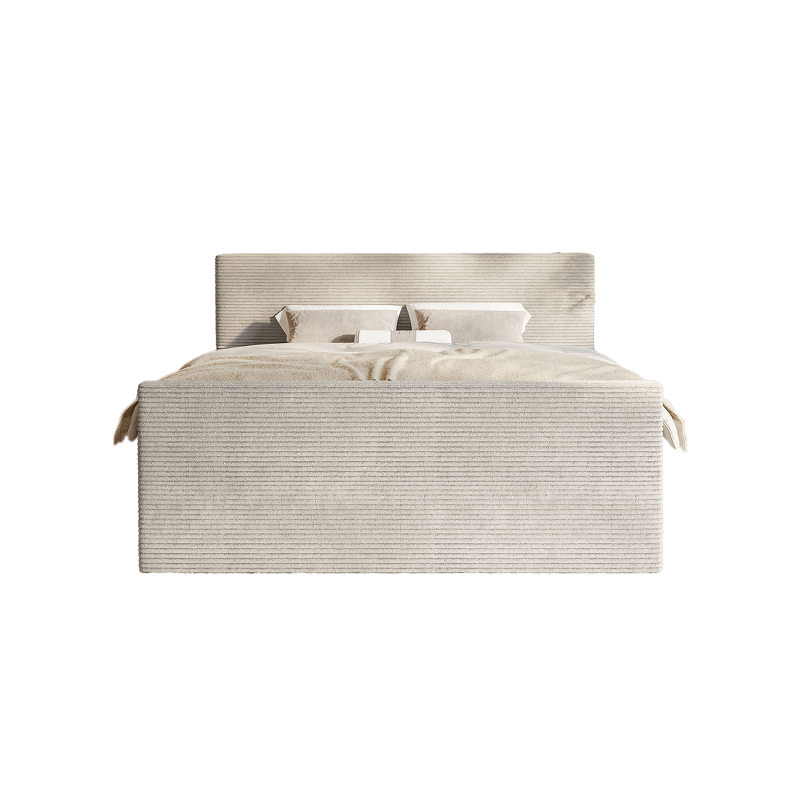 8720681590660_LINCOLN_D_04_WP Boxspringbetten VELIPOJA Cord – Bild 1